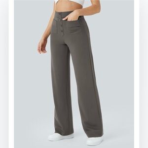Halara DayStretch High Waisted Pockets Straight Leg Casual Pants S